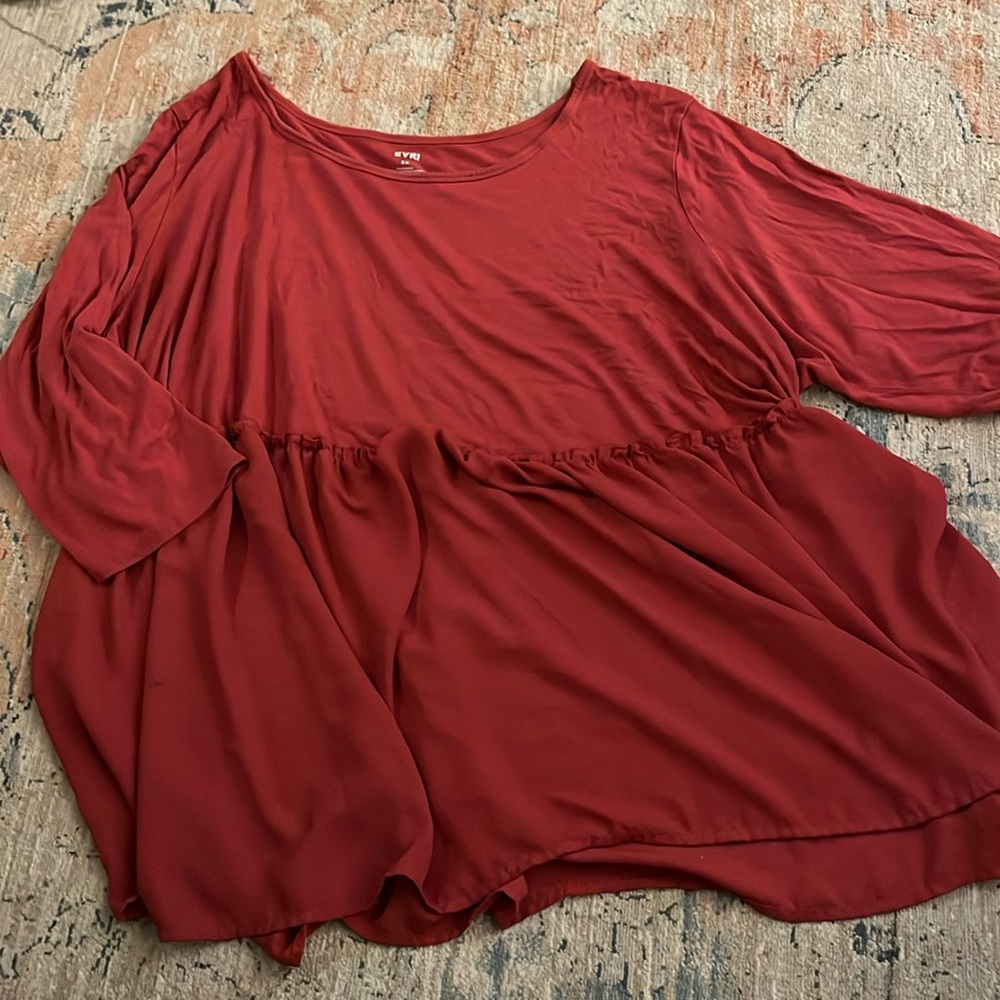 Evri Plus Size Blouse • Peplum